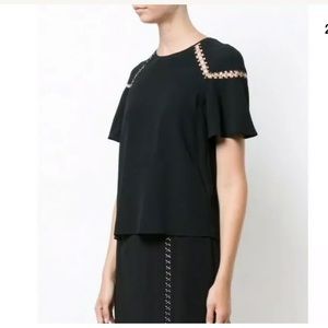 A.L.C Chain Embellished Top Size 0